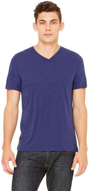 Bella + Canvas Unisex Triblend V-Neck T-Shirt